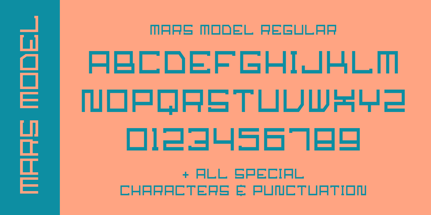 Example font Mars Model #5